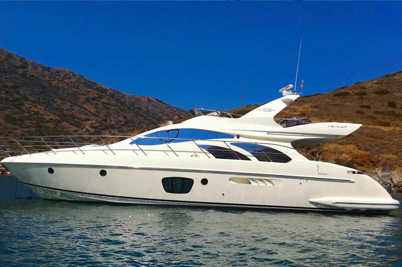 55' Azimut Puerto Rico Yacht Charter, Puerto Rico Boat Rentals, Fajardo Yacht Charters,